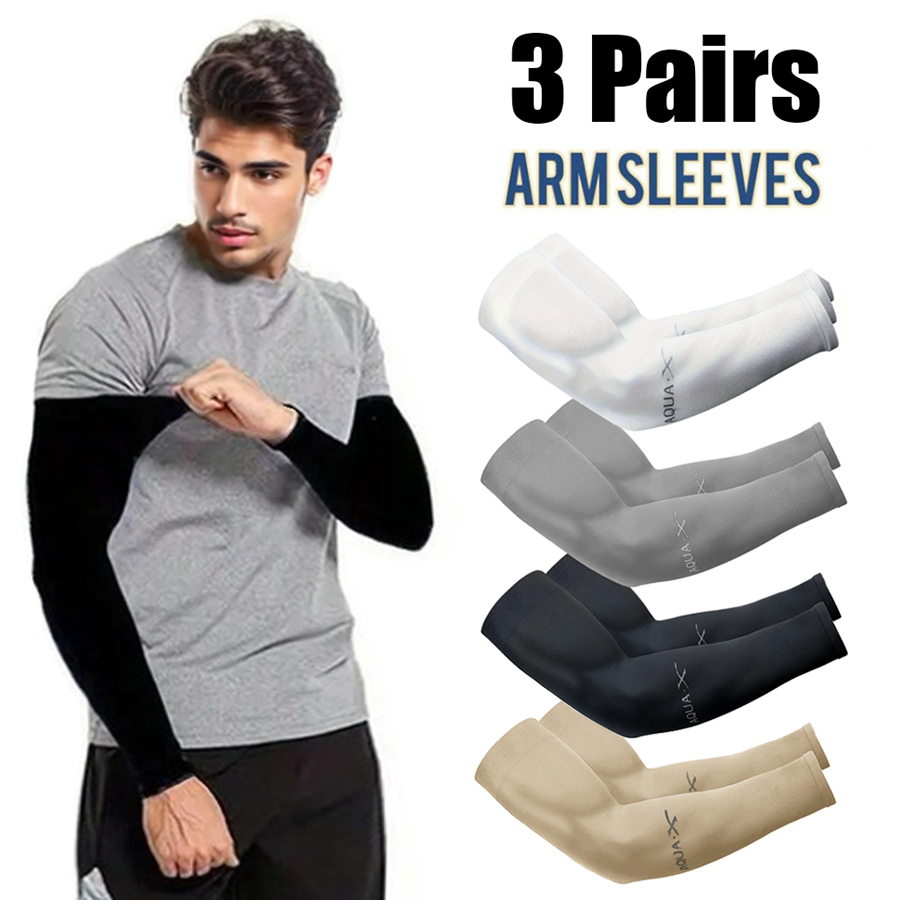 Women Fashion Gloves - 3Pairs Summer Sun Protection Ice Sleeve
