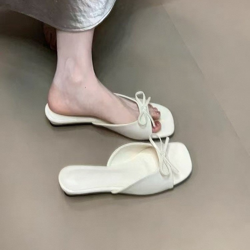 Women'S Fashion Spring Summer 2026 - Fashion Bow Open Toe Slippers 2026