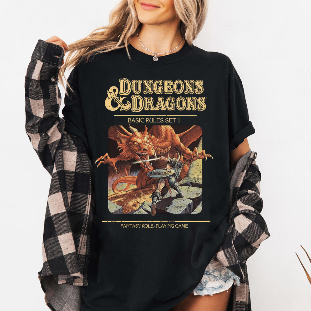 Women'S Fashion From The 80S - Vintage Dungeons and Dragons Shirt 80s