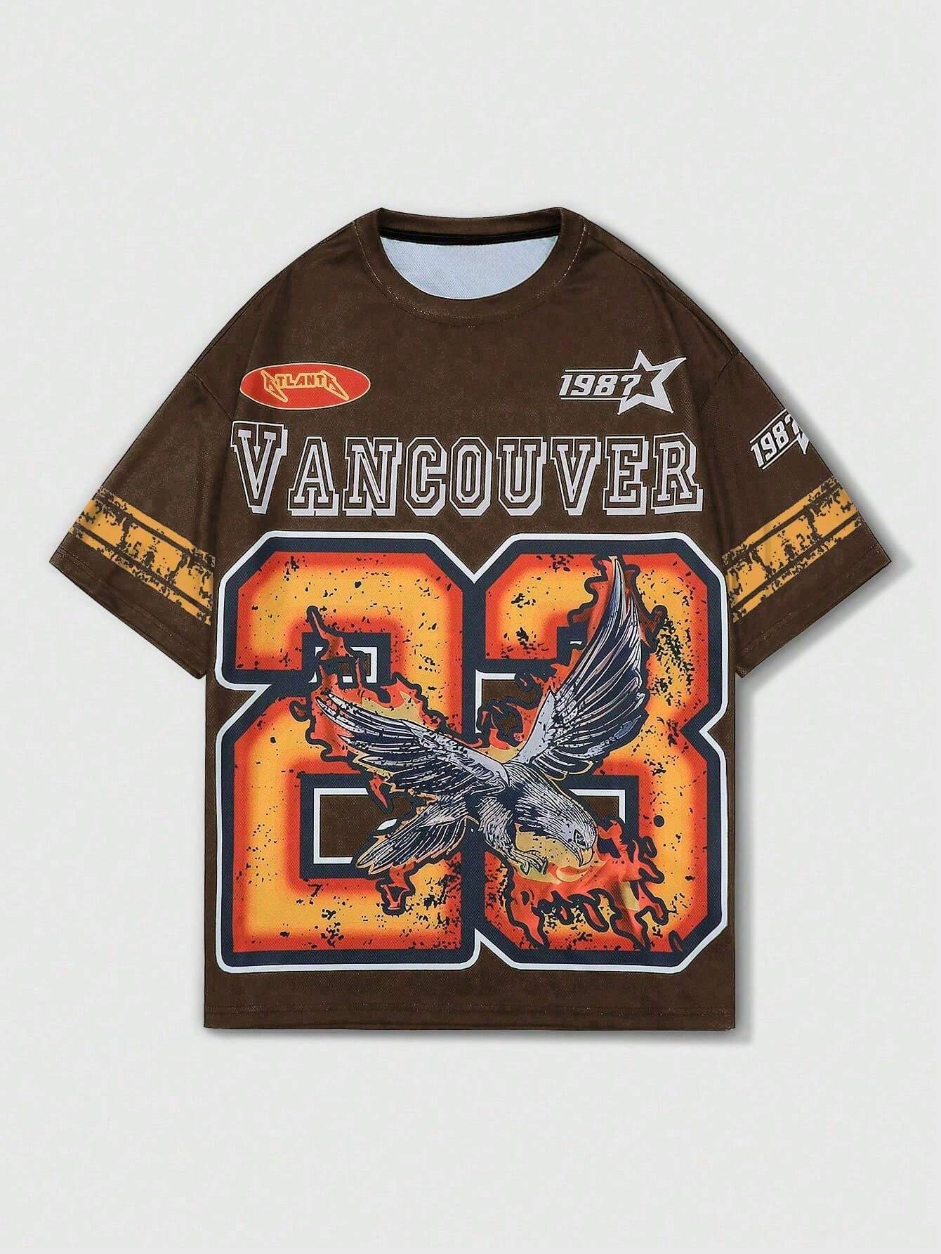 Women'S Fashion Vancouver - Women's Summer Vancouver Print Crew Neck
