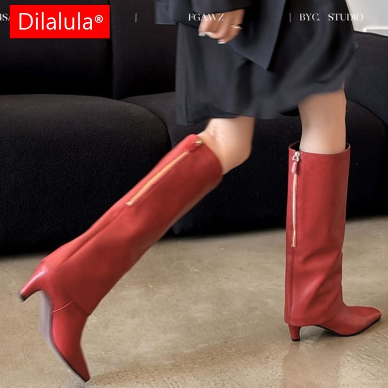 Women'S Fashion Winter 2026 - Dilalula 2026 Real Sheepskin Women Knee