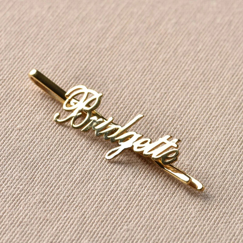Women Fashion Fun - Customized Trendy Lettering Hairpins Personalized Text