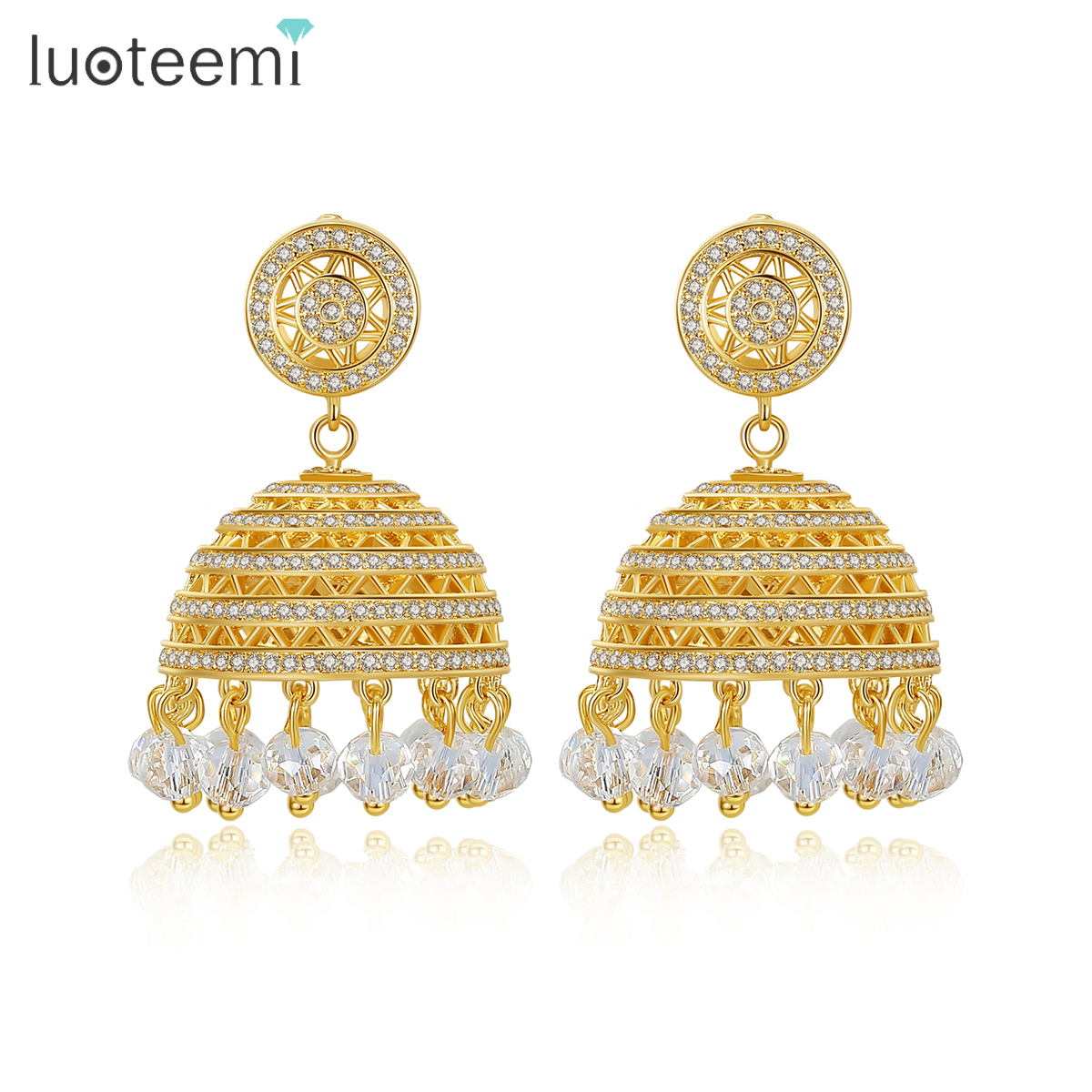 Women Fashion Pakistan - LUOTEEMI Splendent Pakistan Style Cubic Zirconia