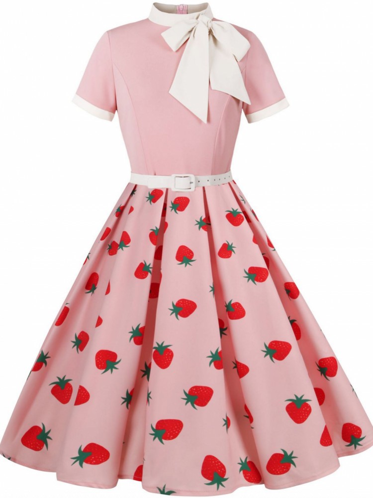 Women Summer Pin Up Casual Par - Women'S Fashion Of The 50S recension och pris