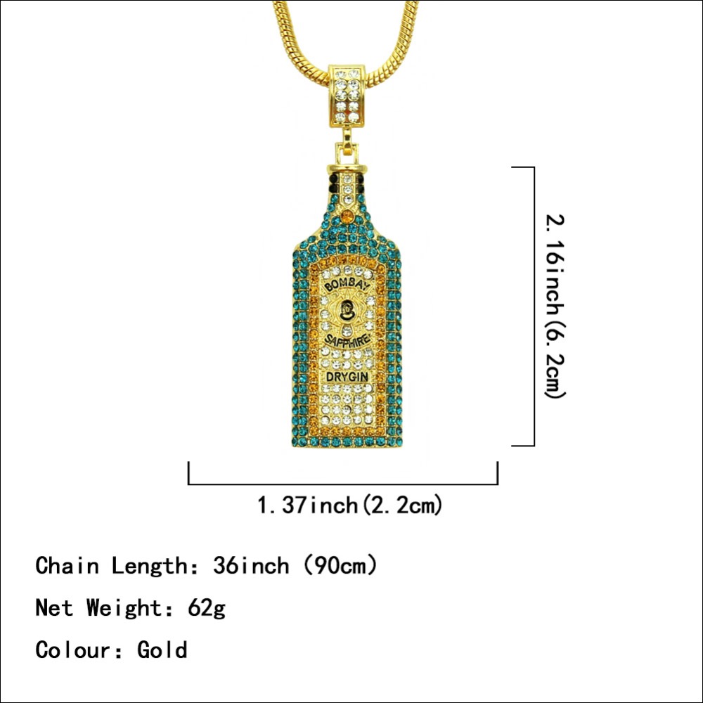Big Wine bottle Necklaces Full - Women'S Fashion Vogue recension och pris