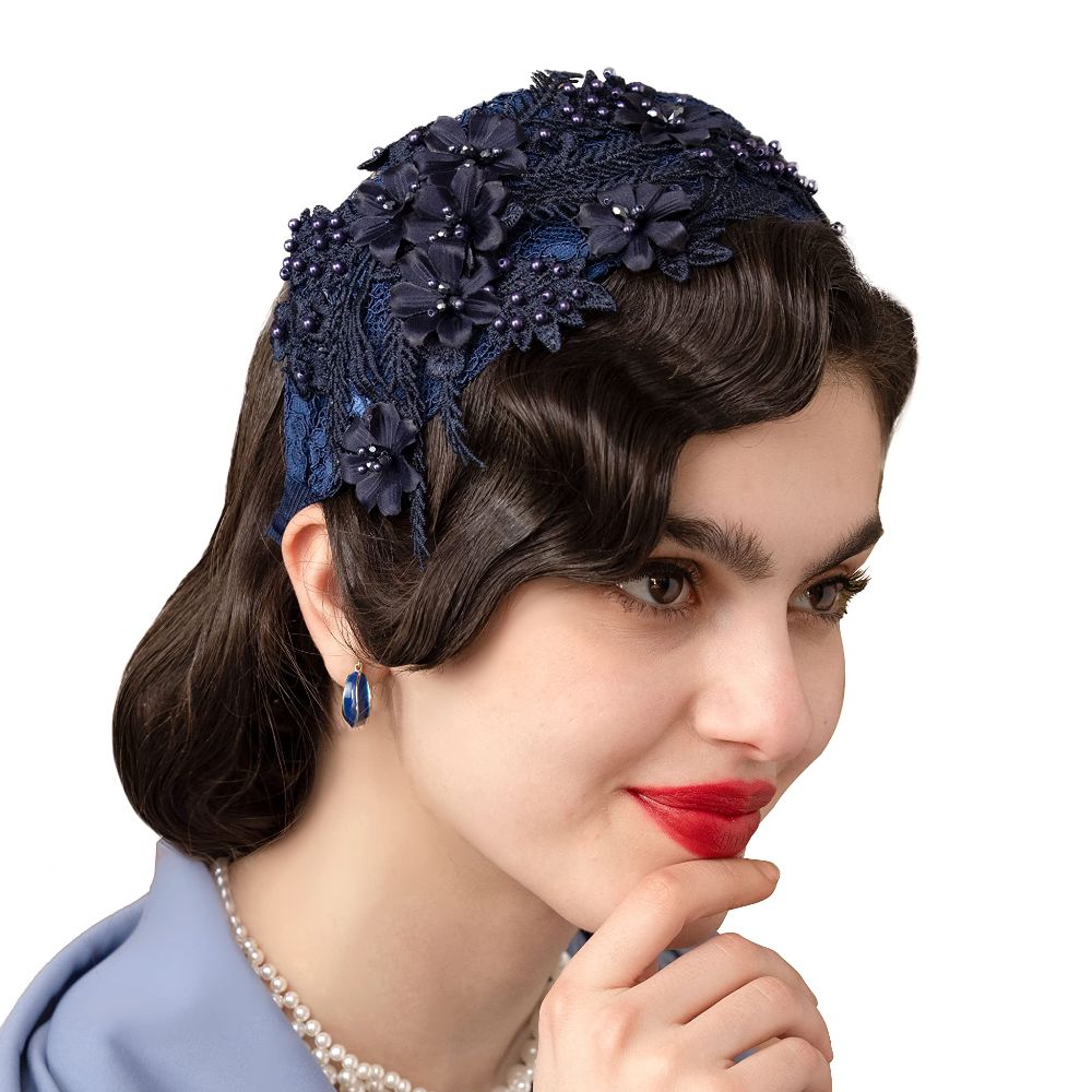 New Lace Fascinators Headband  - Women'S Fashion Of The 50S recension och pris