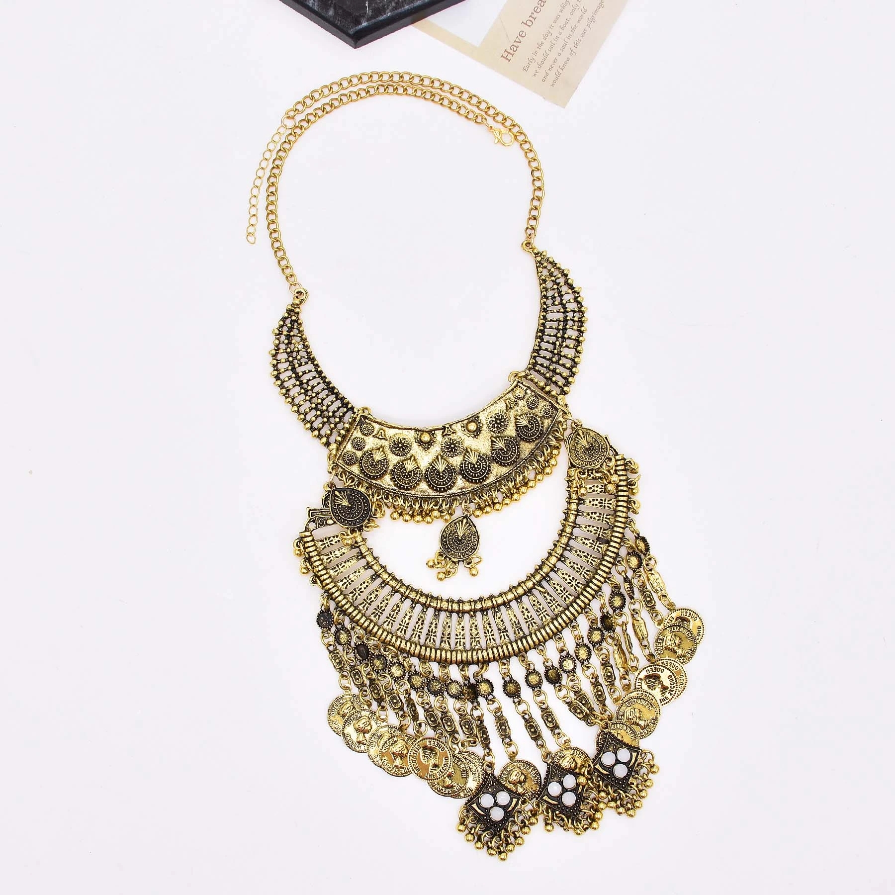Retro Golden Gypsy Afghan Coin - Women Fashion Pakistan recension och pris