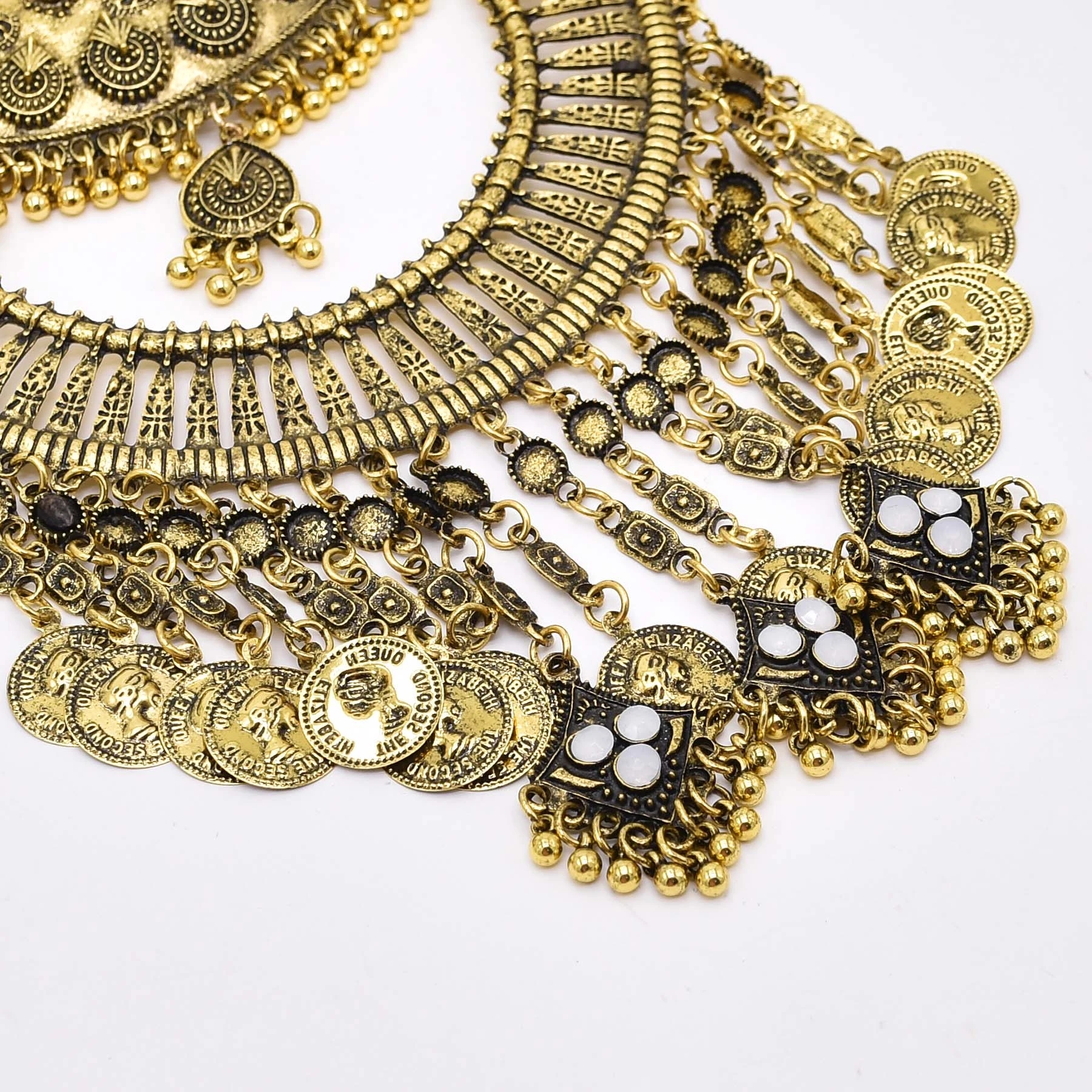 Retro Golden Gypsy Afghan Coin - Women Fashion Pakistan recension och pris