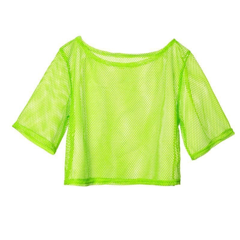 Retro Fishnet Shirt Women 80s  - Women'S Fashion From The 80S recension och pris