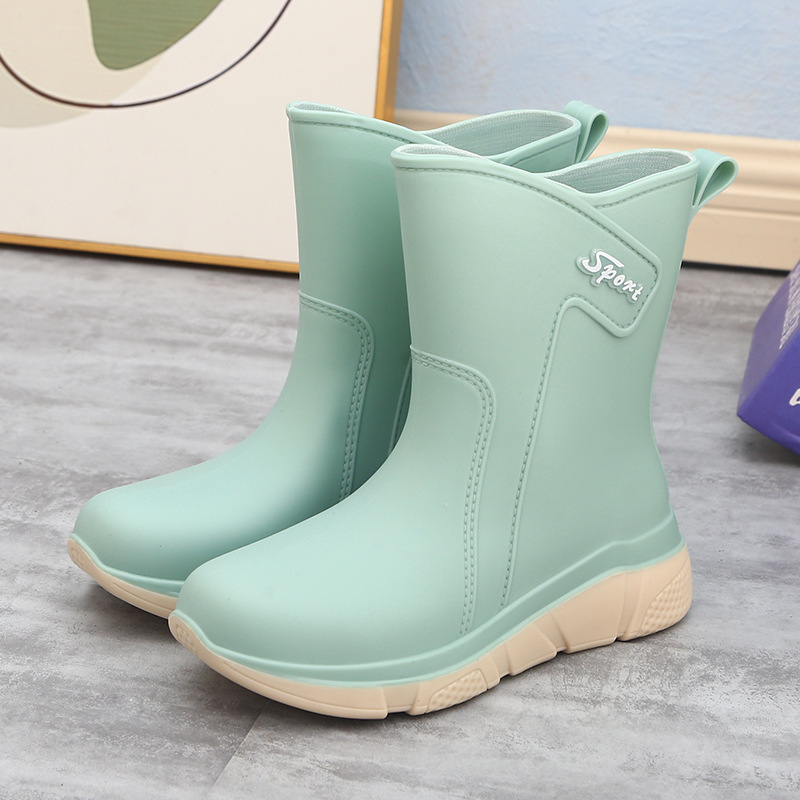 Korean Style Mid-Calf Women's  - Women'S Fashion Rain Boots recension och pris