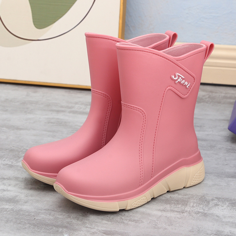 Korean Style Mid-Calf Women's  - Women'S Fashion Rain Boots recension och pris