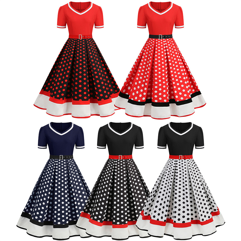 Womens Retro 50s 60s Rockabill - Women'S Fashion Of The 50S recension och pris