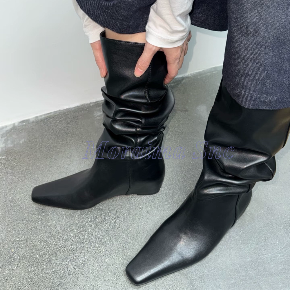 Height Increasing Pleated Knee - Women'S Fashion Winter 2026 recension och pris