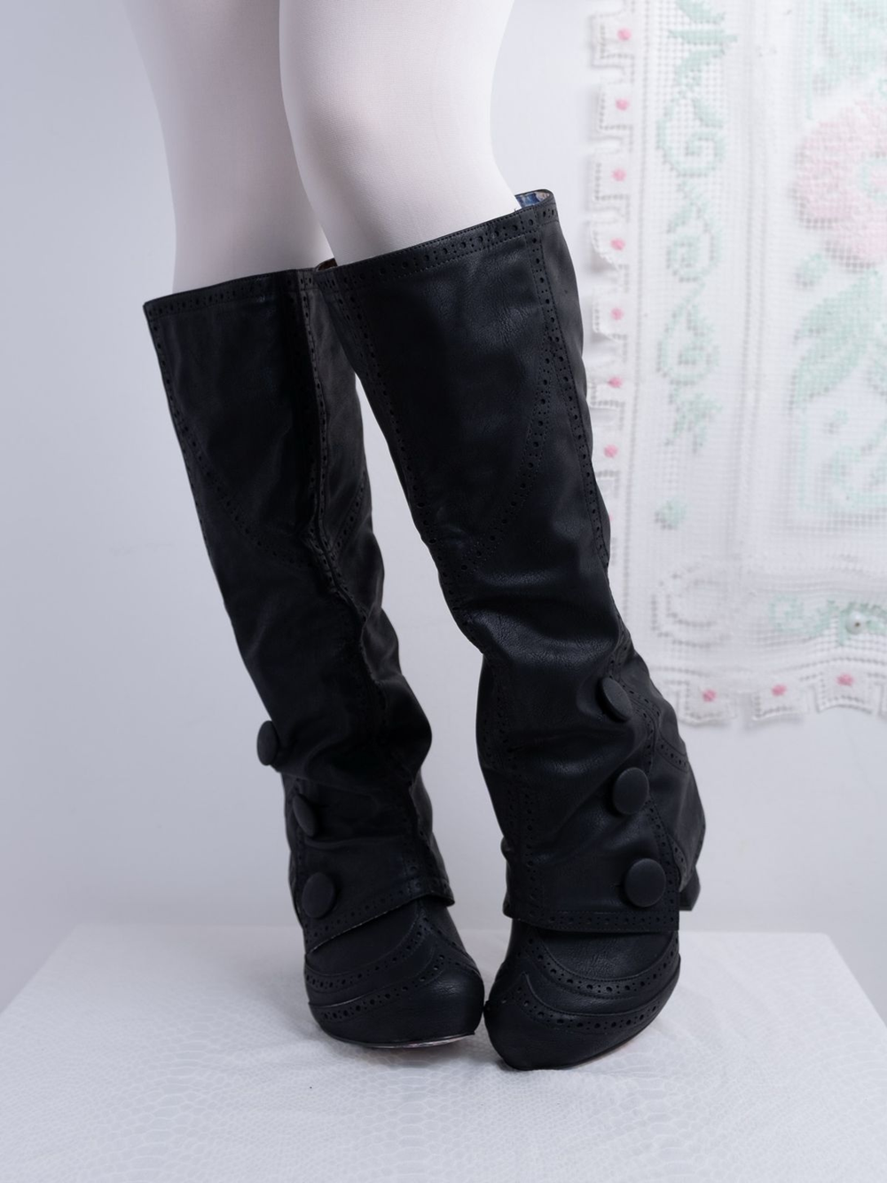 Design Leather Slouch Knee-Hig - Women'S Fashion Leather Boots recension och pris