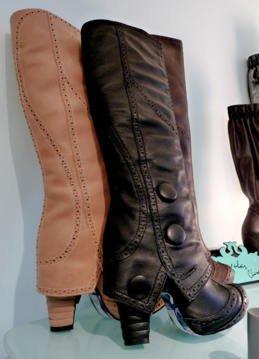Design Leather Slouch Knee-Hig - Women'S Fashion Leather Boots recension och pris