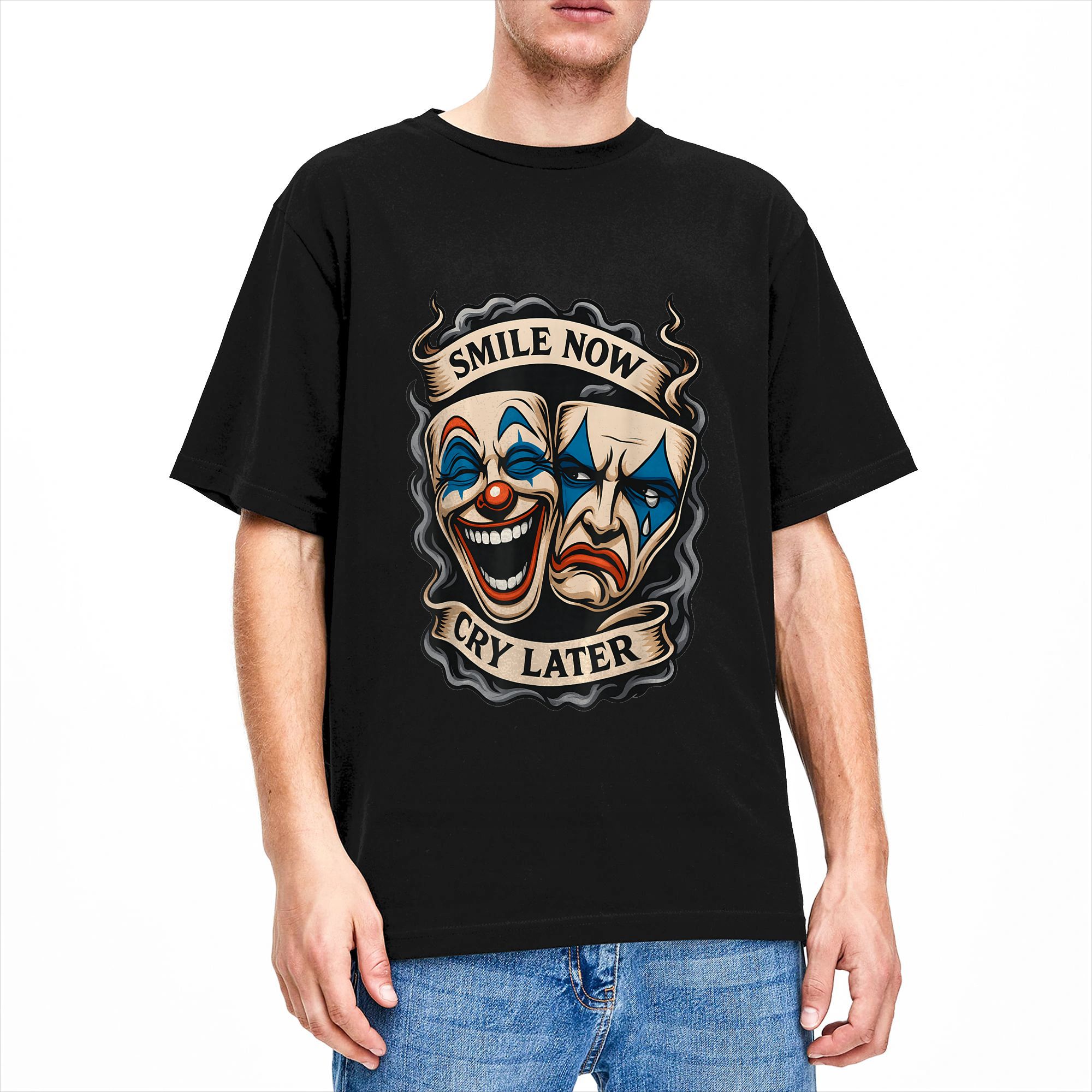 Men Women T Shirt Smile Now Cr - Women Fashion Now recension och pris