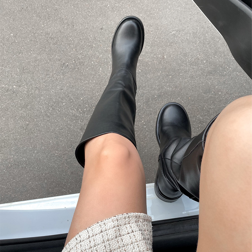 Meotina INS Women Genuine Leat - Women'S Fashion Leather Boots recension och pris
