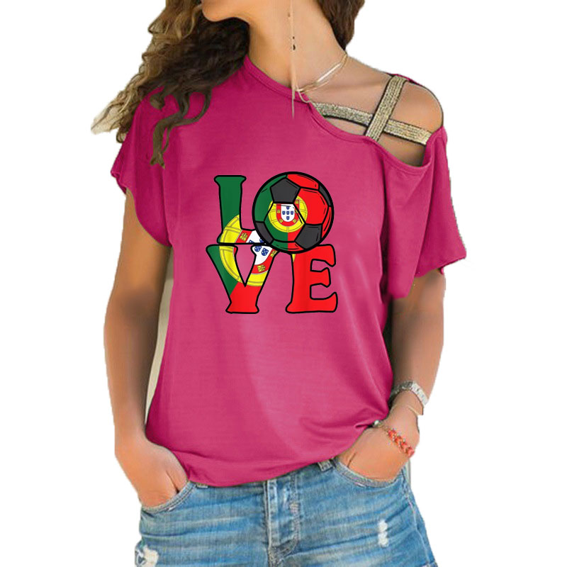 Women Loose Slash Neck T Shirt - Women'S Fashion Portugal recension och pris