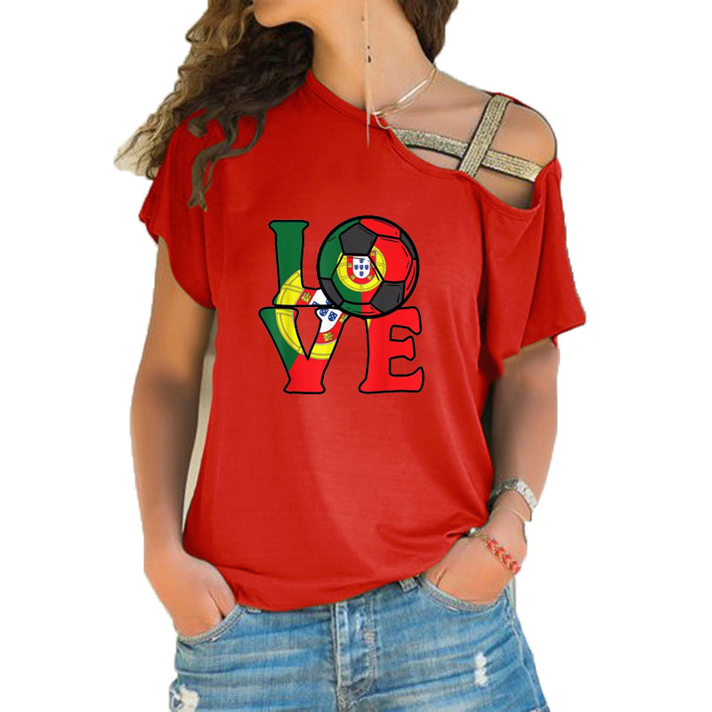 Women Loose Slash Neck T Shirt - Women'S Fashion Portugal recension och pris