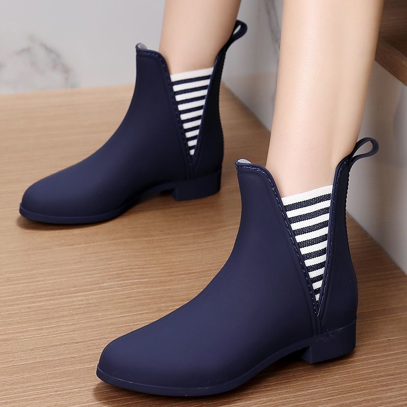 New striped rain boots for wom - Women'S Fashion Rain Boots recension och pris