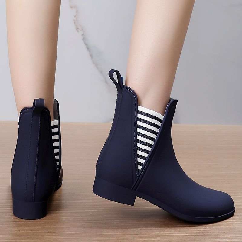 New striped rain boots for wom - Women'S Fashion Rain Boots recension och pris