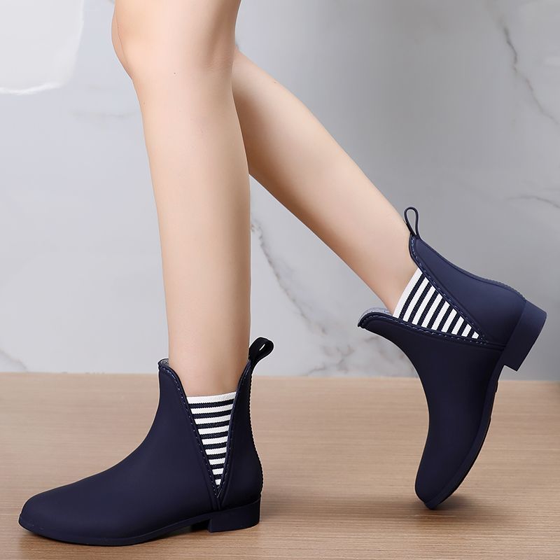 New striped rain boots for wom - Women'S Fashion Rain Boots recension och pris
