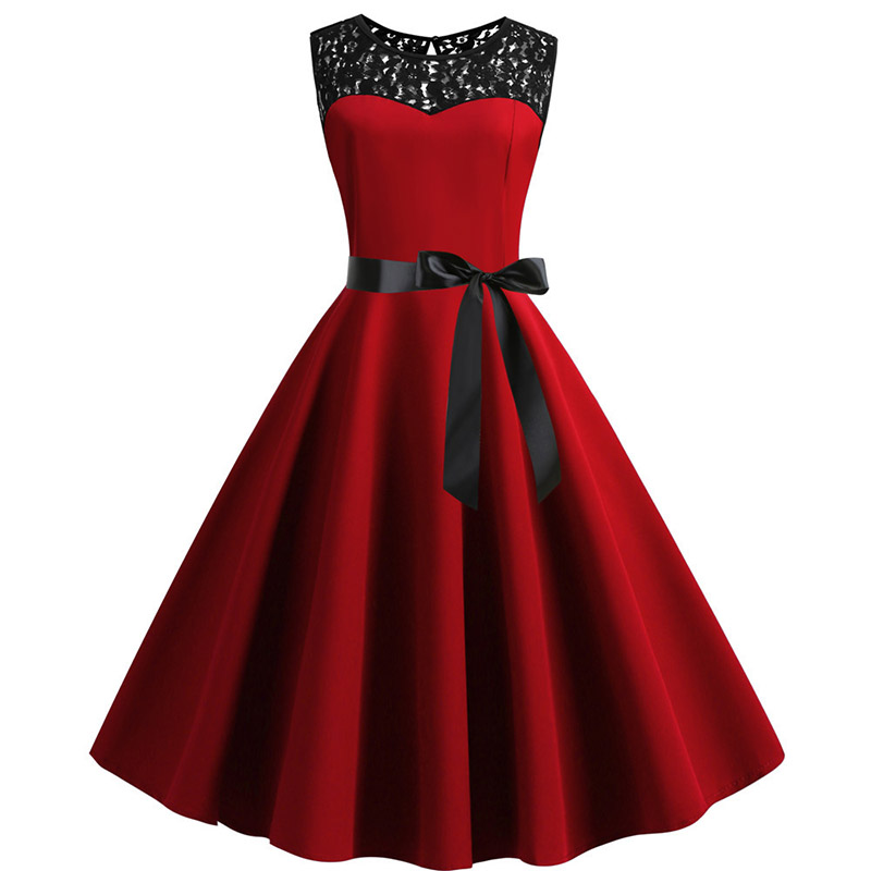 Elegant Party Dress Women Summ - Women'S Fashion Of The 50S recension och pris