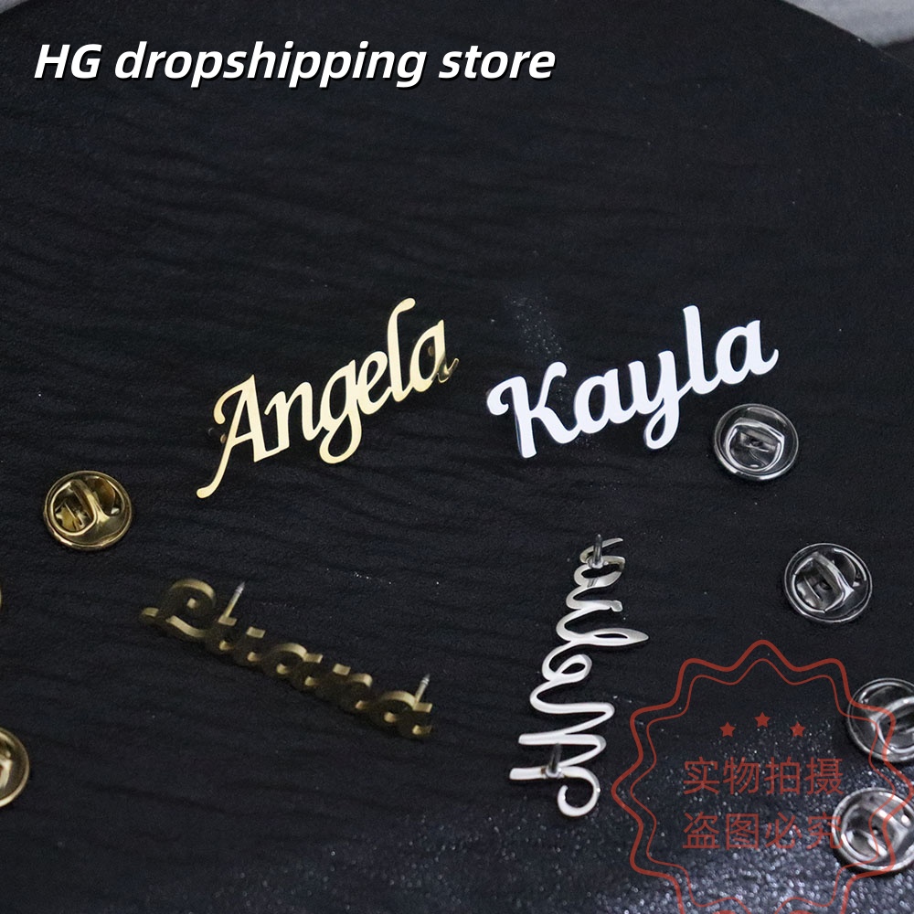 Custom Nameplate Brooch Person - Women Fashion Fun recension och pris