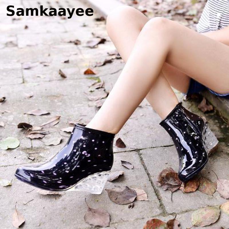36-40 Women Rain Boots Ladies  - Women'S Fashion Rain Boots recension och pris