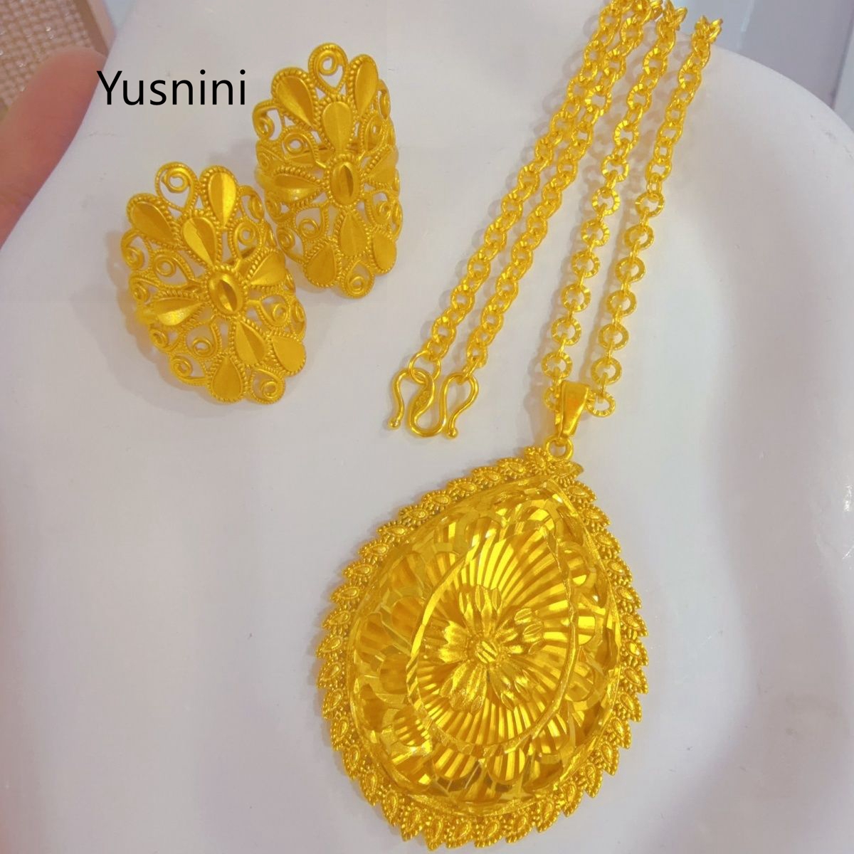 New French Fashion Dubai High  - Women'S Fashion Rings Gold recension och pris