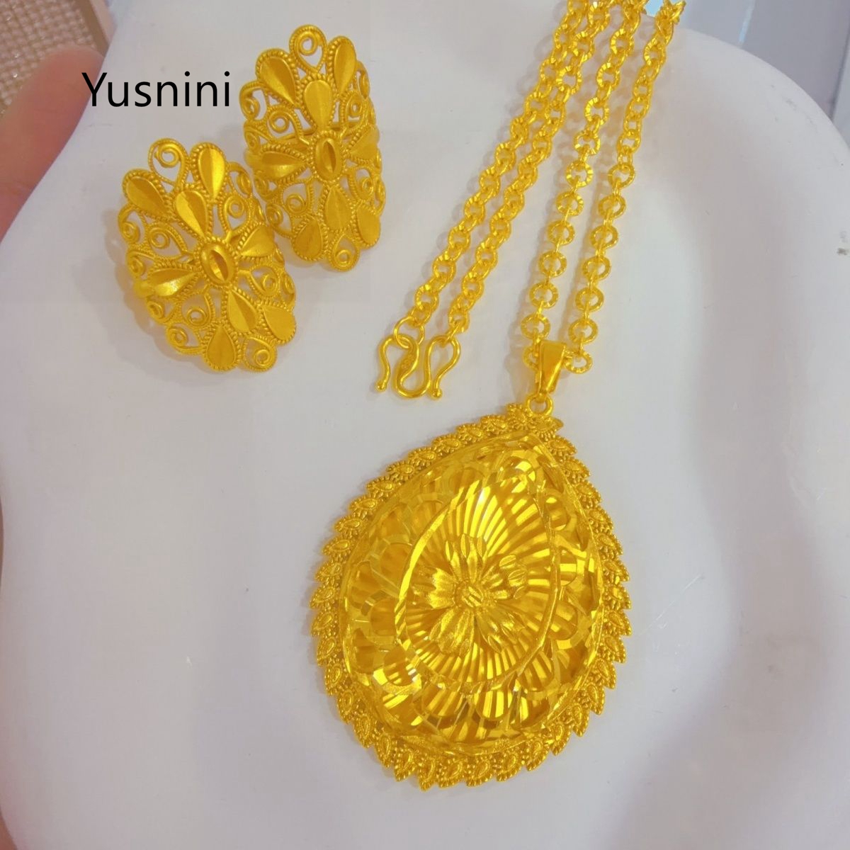 New French Fashion Dubai High  - Women'S Fashion Rings Gold recension och pris