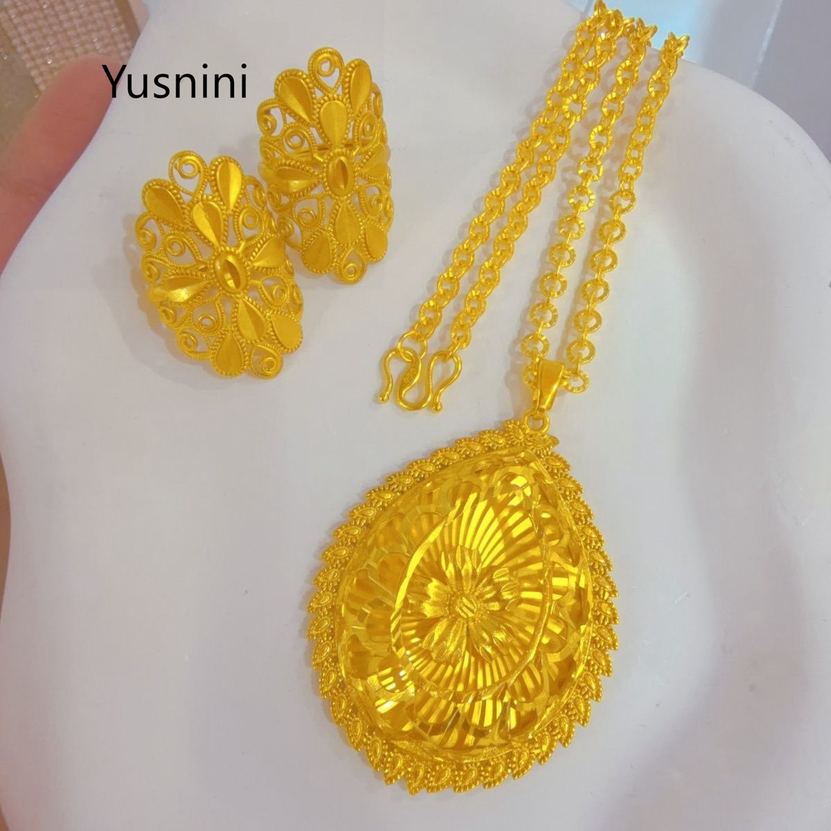 New French Fashion Dubai High  - Women'S Fashion Rings Gold recension och pris