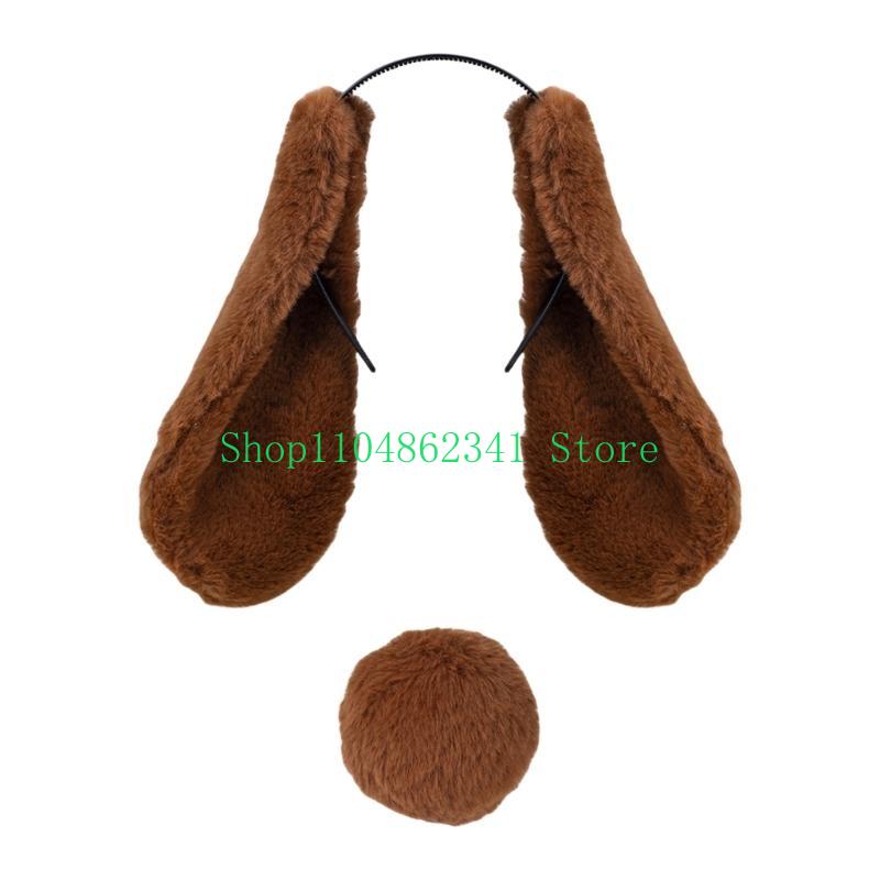 652F Rabbit Tail Ears Hairband - Women Fashion Fun recension och pris