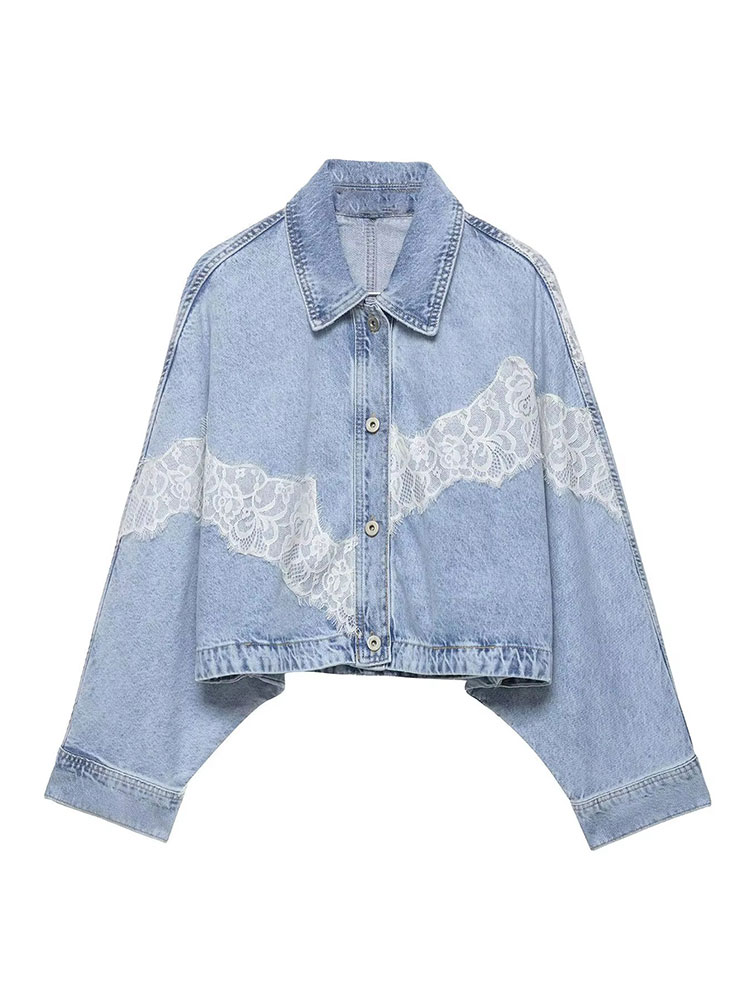 HH Elegant Women Blue Denim Ja - Women'S Fashion Denim Jacket recension och pris