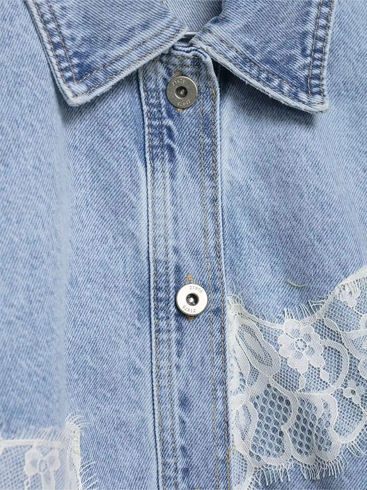 HH Elegant Women Blue Denim Ja - Women'S Fashion Denim Jacket recension och pris