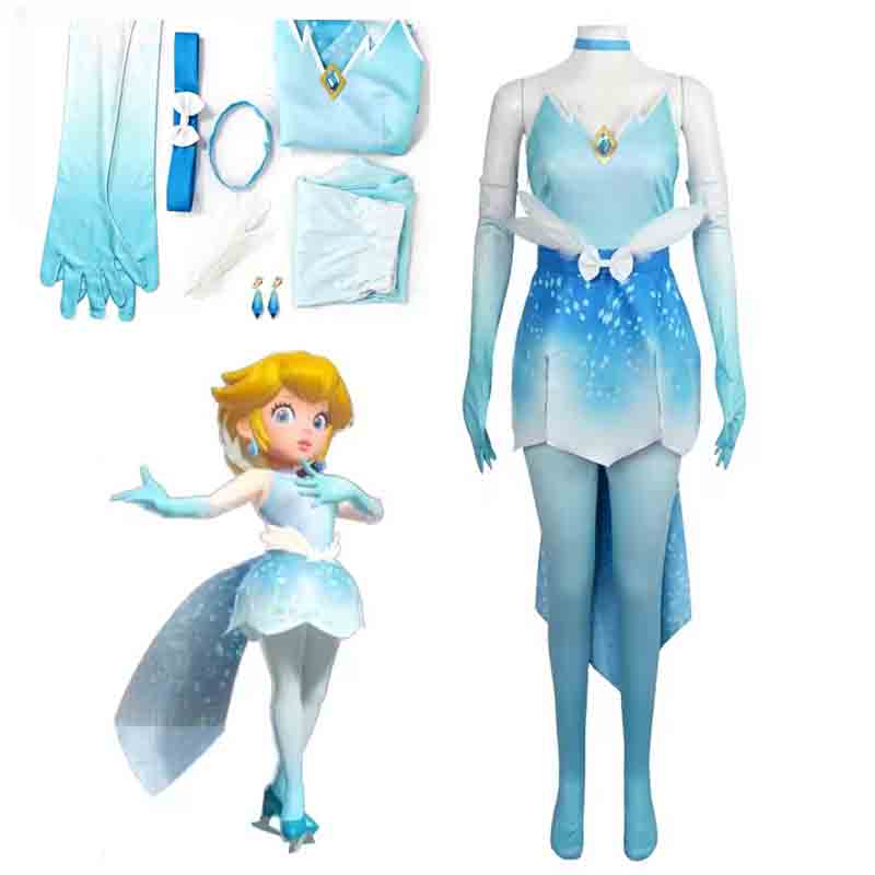 Princess Peach Toadstool Dress - Women Fashion Gloves recension och pris