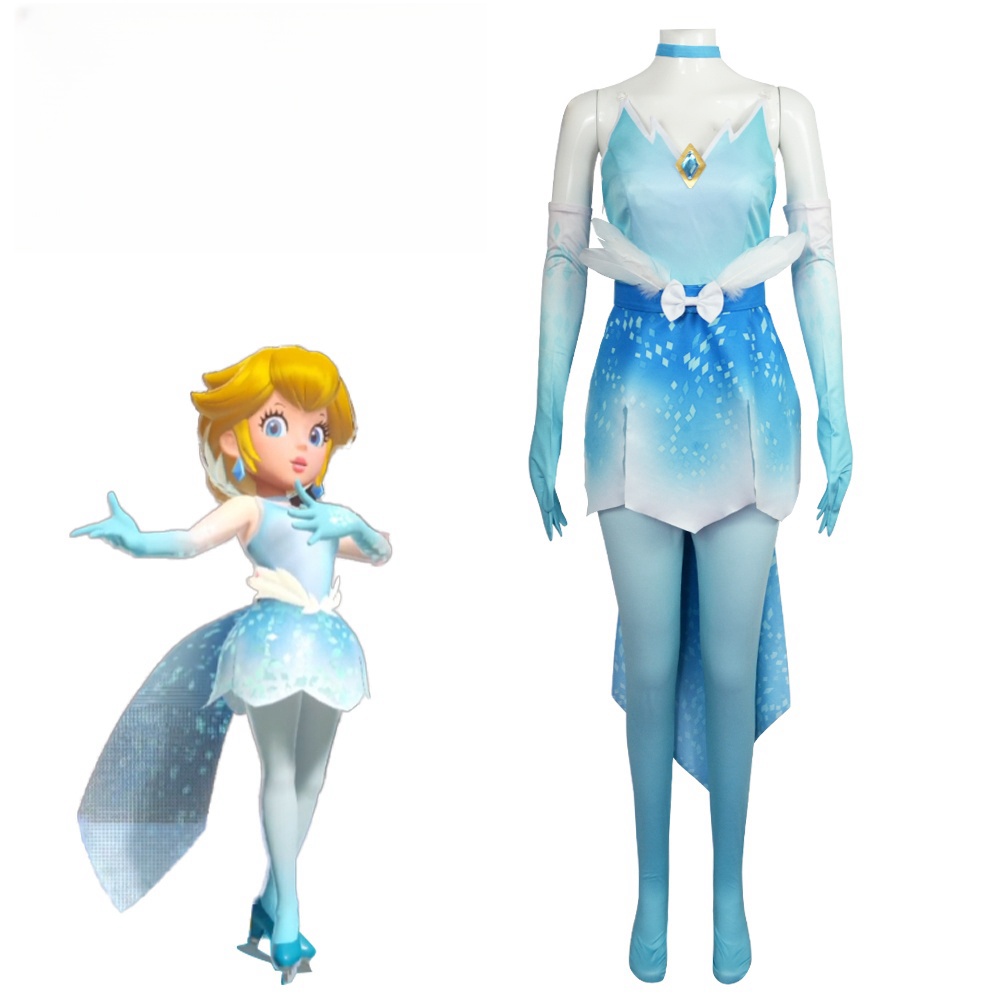 Princess Peach Toadstool Dress - Women Fashion Gloves recension och pris