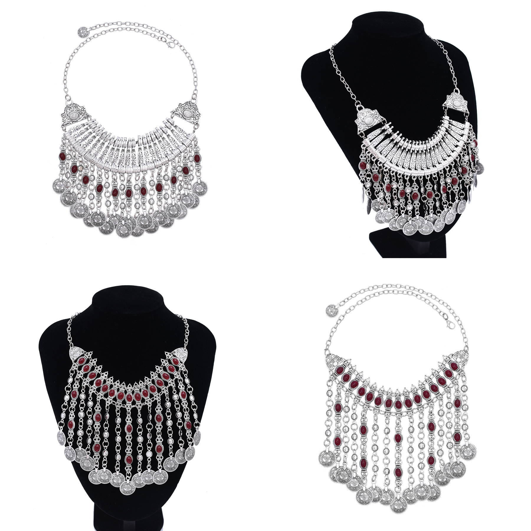 Vintage Silver Color Ethnic Co - Women Fashion Pakistan recension och pris