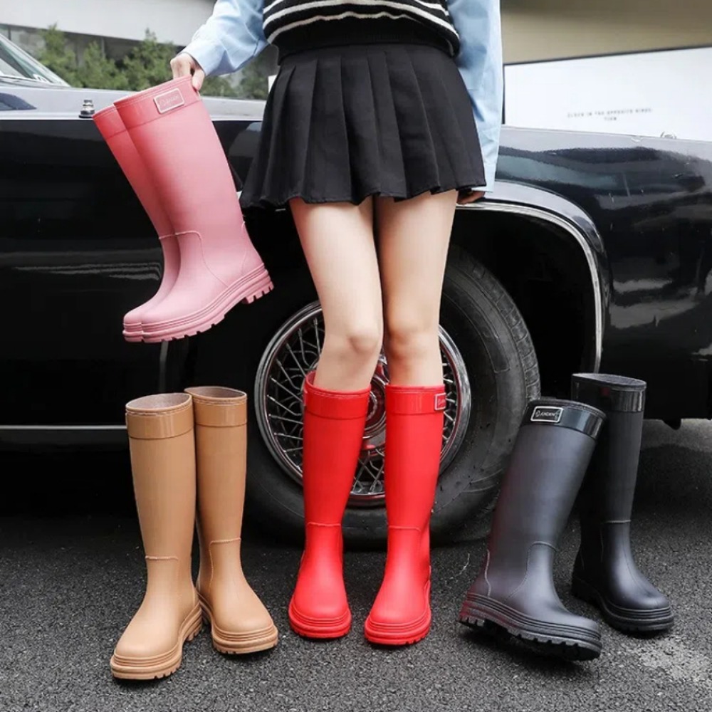 Fashion PVC High Tube Rain Boo - Women'S Fashion Rain Boots recension och pris