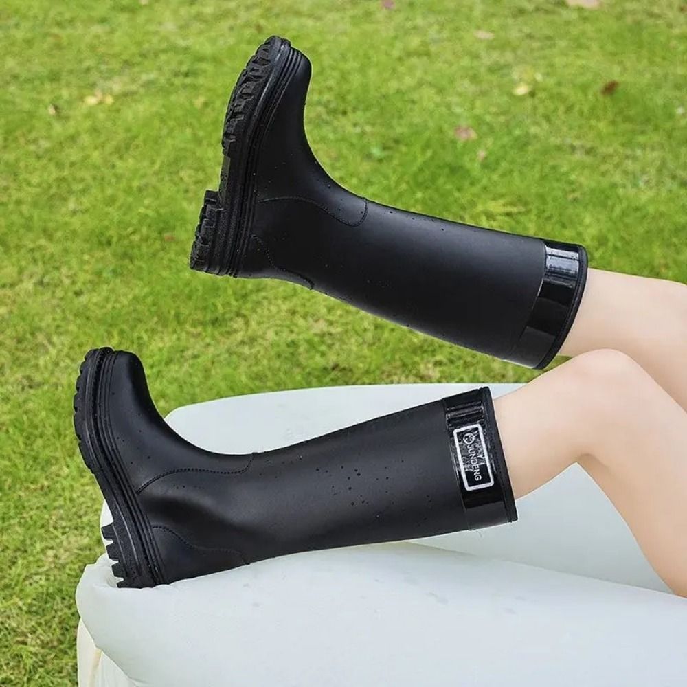 Fashion PVC High Tube Rain Boo - Women'S Fashion Rain Boots recension och pris