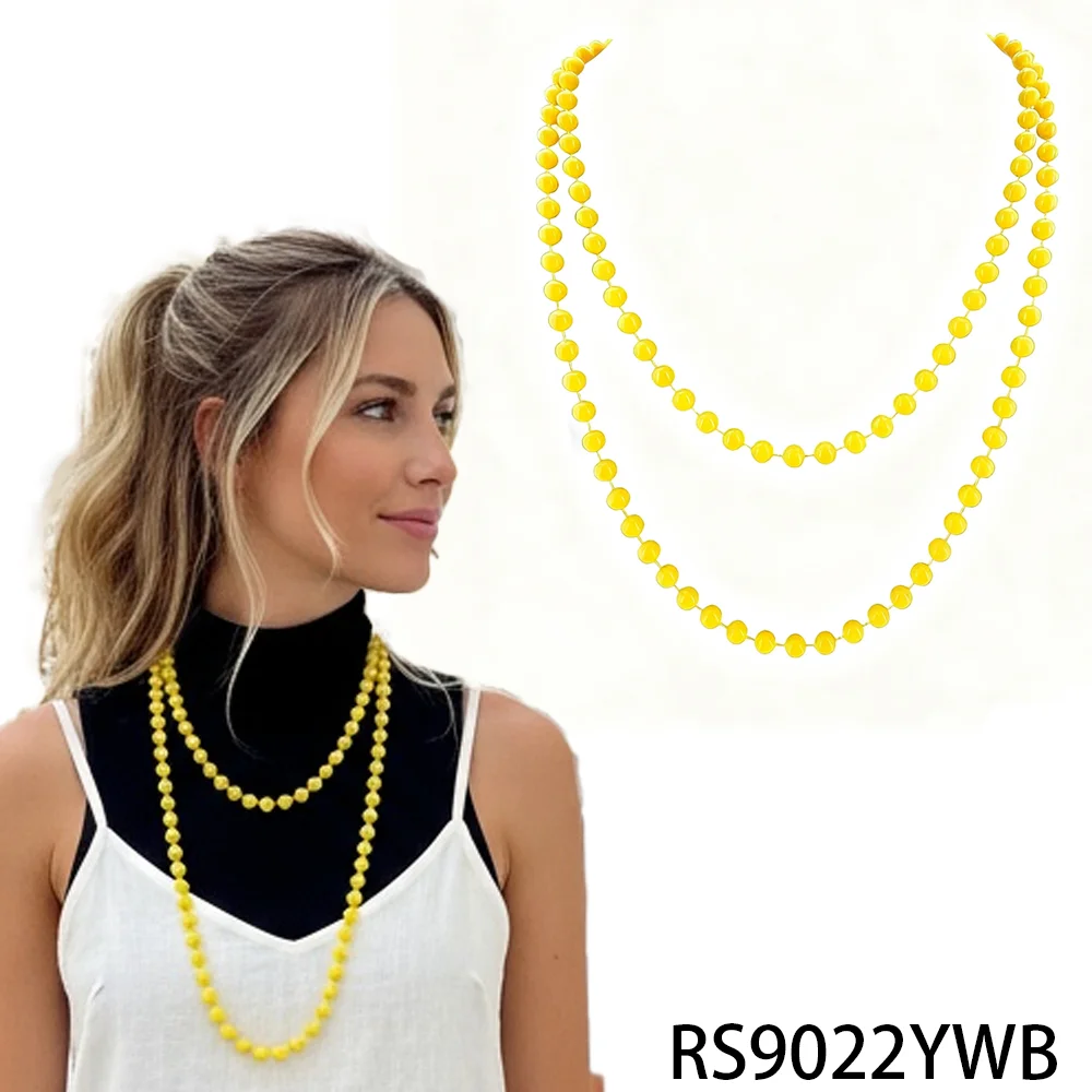 NEON BEADS NECKLACE 1980S 80S  - Women'S Fashion From The 80S recension och pris
