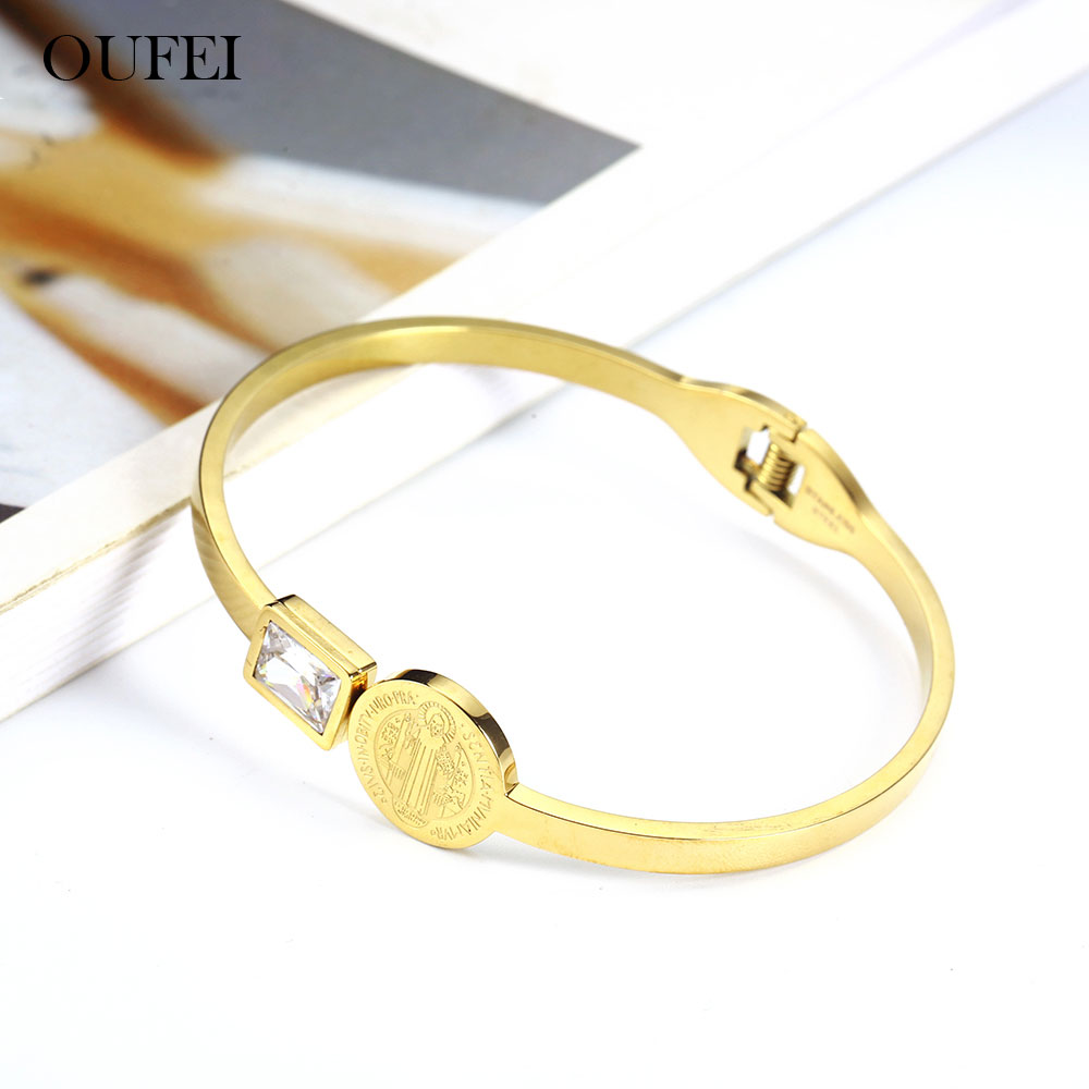 OUFEI Bangles Stainless Steel  - Women'S Fashion Vogue recension och pris