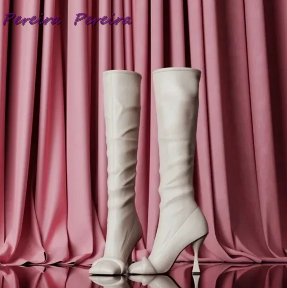 Solid Strange Style Knee-High  - Women'S Fashion Leather Boots recension och pris