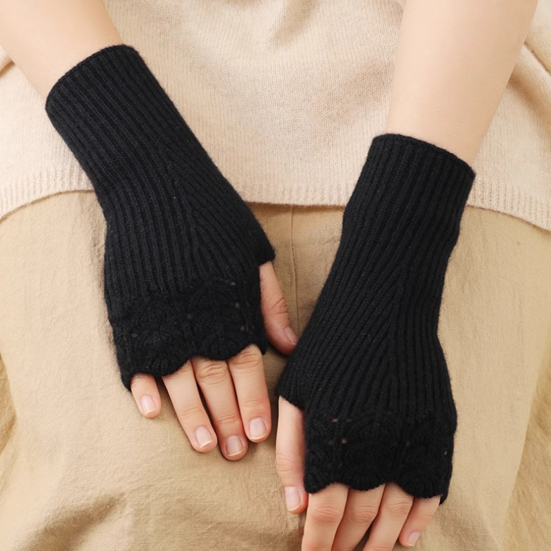 New Warm Half Finger Open Fing - Women Fashion Gloves recension och pris