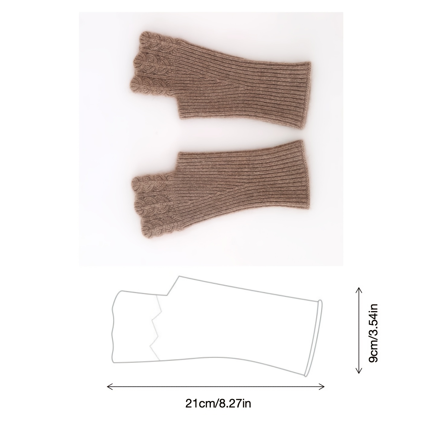 New Warm Half Finger Open Fing - Women Fashion Gloves recension och pris