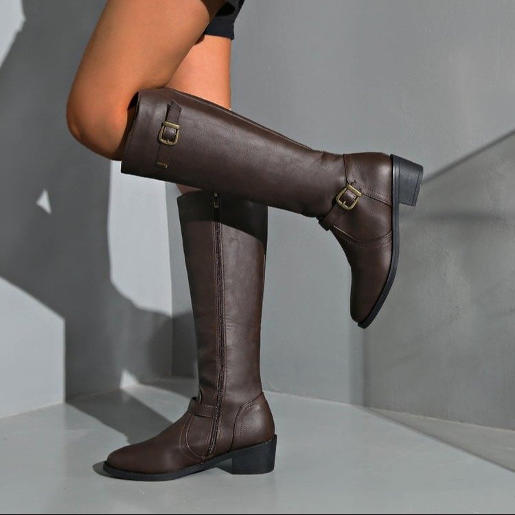 Women Knee High Boots Platform - Women'S Fashion Leather Boots recension och pris