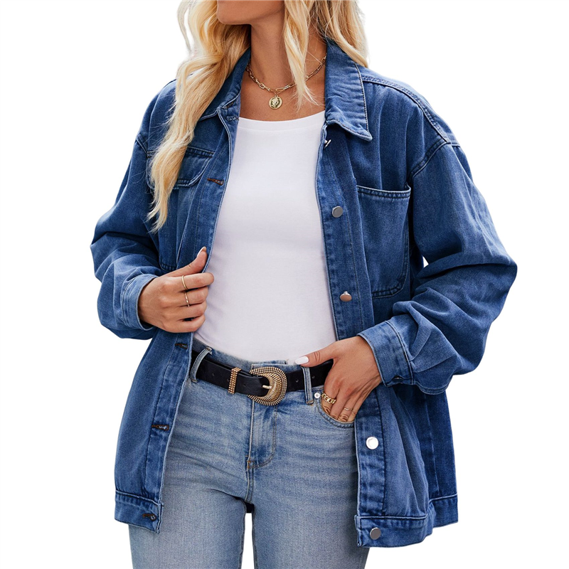 ABRT-Women Casual Long Sleeve  - Women'S Fashion Denim Jacket recension och pris