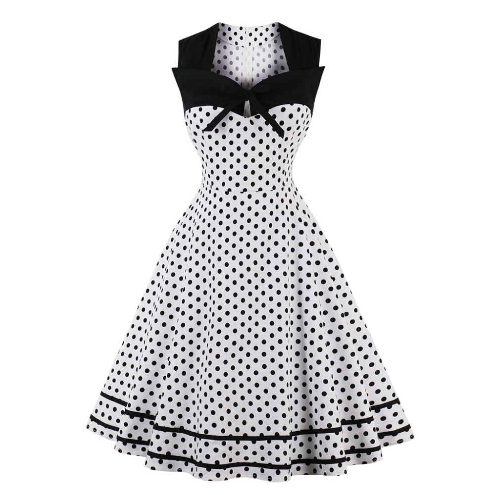 Women's Polka Dot Sleeveless D - Women'S Fashion Of The 50S recension och pris