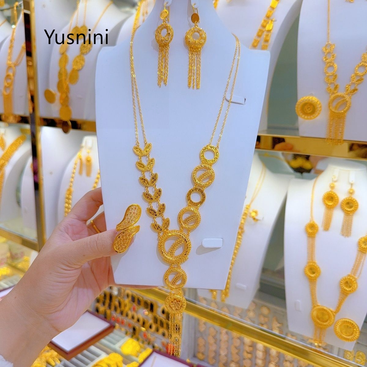 New French Dubai High end 24K  - Women'S Fashion Rings Gold recension och pris