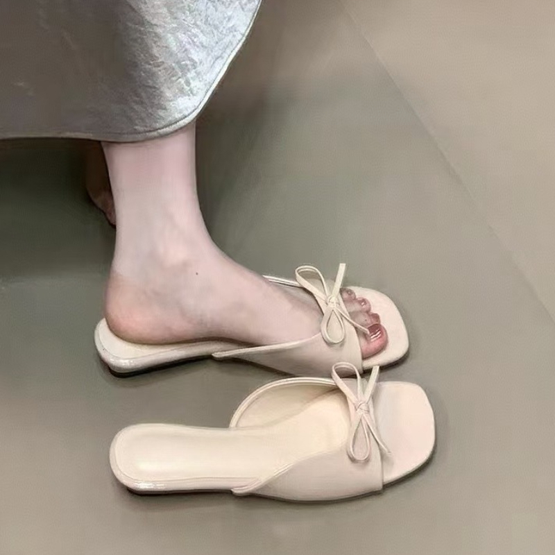 Fashion Bow Open Toe Slippers  - Women'S Fashion Spring Summer 2026 recension och pris